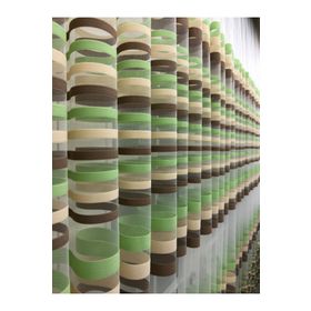 Perde Alemi Enine Çizgili Bantlı Spor Sık Pile 1-3 150x250 cm Tül Perde