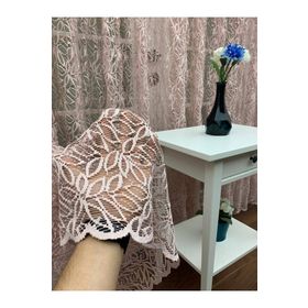 Perde Alemi Floş Örme Dantel Sık Pile 1-3 150x250 cm Tül Perde