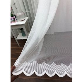Perde Alemi Özel Örme Dokulu Normal Pile 1-2.5 600x260 cm Tül Perde