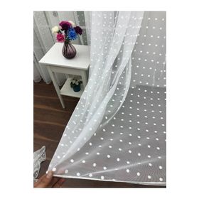 Perde Alemi Puantiyeli Spor Desenli Normal Pile 1-2.5 150x250 cm Tül Perde