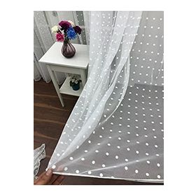 Perde Alemi Puantiyeli Spor Desenli Normal Pile 1-2.5 150x250 cm Tül Perde