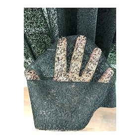 Perde Alemi Siyah Düz Etek Katlamalı Seyrek Pile 1-2 100x250 cm Tül Perde