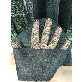 Perde Alemi Siyah Düz Etek Katlamalı Sık Pile 1-3 550x260 cm Tül Perde