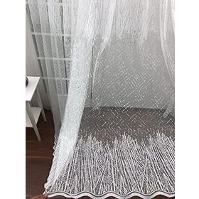 Perde Alemi Spor Desen Dantel Normal Pile 1-2.5 200x250 cm Tül Perde