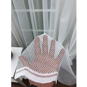 Perde Alemi Spor Desen Dantel Seyrek Pile 1-2 150x260 cm Tül Perde