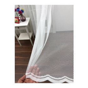 Perde Alemi Spor Desen Dantel Seyrek Pile 1-2 250x260 cm Tül Perde