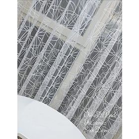 Perde Alemi Spor Desen Dantel Seyrek Pile 1-2 300x250 cm Tül Perde
