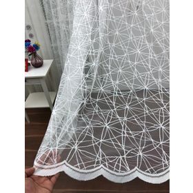 Perde Alemi Spor Desen Dantel Seyrek Pile 1-2 350x250 cm Tül Perde