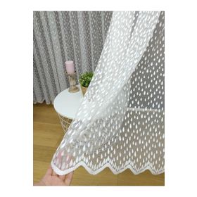 Perde Alemi Spor Desen Dantel Sık Pile 1-3 250x260 cm Tül Perde