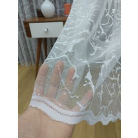 Perde Alemi Spor Desen Fransız Dantel Seyrek Pile 1-2 200x260 cm Tül Perde