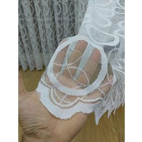Perde Alemi Spor Desen Fransız Dantel Seyrek Pile 1-2 200x260 cm Tül Perde