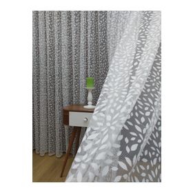 Perde Alemi Yaprak Desen Fransız Dantel Sık Pile 1-3 500x250 cm Tül Perde