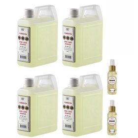 Pereja 1000 ml Çanta Plastik Ambalaj Limon Çiçeği Kolonyası
