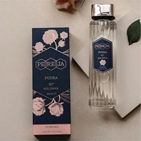 Pereja 250 ml Cam Şişe Pudra Kolonyası