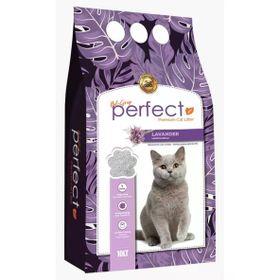 Perfect 10 lt Lavanta Kokulu İnce Taneli Bentonit Kedi Kumu