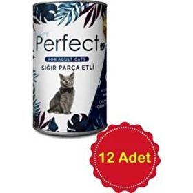 Perfect 12x400 gr Sığır Etli Kedi Konserve