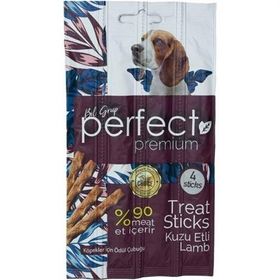 Perfect 20 gr Kuzu Etli 4 Adet Köpek Ödül Çubuğu