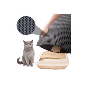 Perfect 60x40 cm Gri Elekli Kedi Kumu Paspası