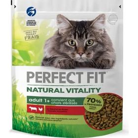 Perfect Fit Natural Vitality Sığırlı 1 kg Yetişkin Kedi Maması