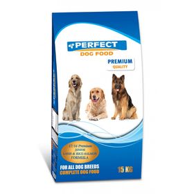 Perfect Junior Kuzu Etli ve Somonlu 27/16 15 kg Köpek Maması