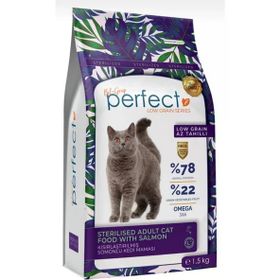 Perfect Kısırlaştırılmış Az Tahıllı Somonlu 10 kg Kuru Kedi Maması