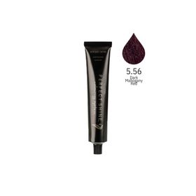 Perfect Shine Permanent Profesyonel 100 ml 5.56 Koyu Yoğun Maun Kırmızısı Saç Boyası