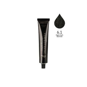 Perfect Shine Permanent Profesyonel 100 ml 6.1 Yoğun Koyu Küllü Kumral Saç Boyası