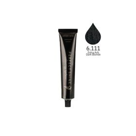 Perfect Shine Permanent Profesyonel 100 ml 6.111 Ekstra Yoğun Küllü Koyu Sarı Saç Boyası