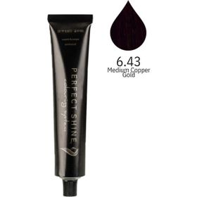 Perfect Shine Permanent Profesyonel 100 ml 6.43 Bronz Bakır Kahve Saç Boyası