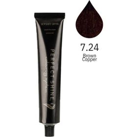 Perfect Shine Permanent Profesyonel 100 ml 7.24 Bakır Yansımalı Mocha Saç Boyası