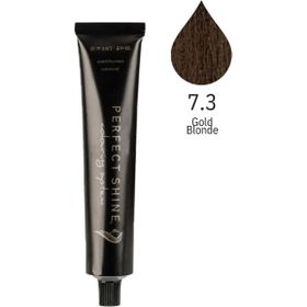 Perfect Shine Permanent Profesyonel 100 ml 7.3 Altın Işıltılı Kumral Saç Boyası