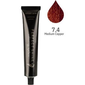 Perfect Shine Permanent Profesyonel 100 ml 7.4 Efsane Sultan Bakırı Saç Boyası