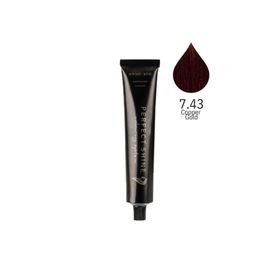 Perfect Shine Permanent Profesyonel 100 ml 7.43 Yoğun Tarçın Bakır Saç Boyası
