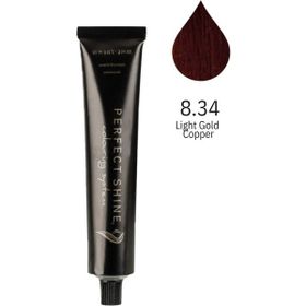 Perfect Shine Permanent Profesyonel 100 ml 8.34 Açık Soğan Kabuğu Saç Boyası