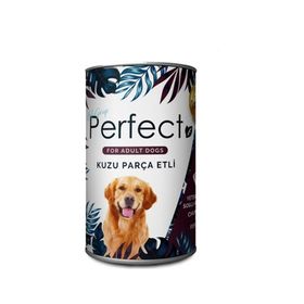 Perfect Yetişkin Köpek Parça Etli Soslu Kuzu Etli 12x400 gr Köpek Maması