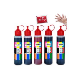 Perfection Canon 5x500 ml TS705 TS6150 TS6350 Yazıcı Uyumlu Kartuş Dolum Seti