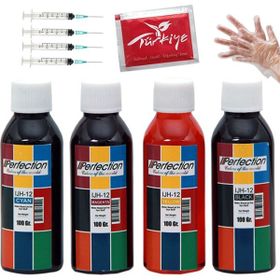 Perfection Canon Maxify Yazıcılar Uyumlu 4x100 ml Kartuş Dolum Seti