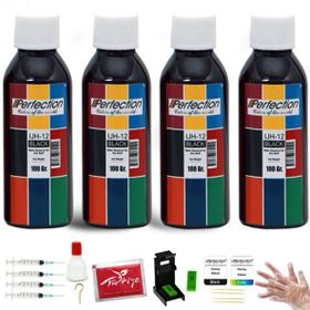 Perfection Canon MP490 - MP495 Yazıcı Uyumlu 4x100 ml Kartuş Dolum Seti