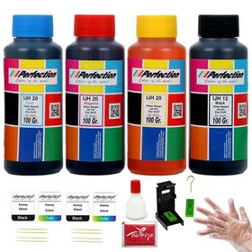 Perfection Canon PG540 - CL541 - PG510 - CL511 - PG84 - CL94 Uyumlu 4x100 ml Mürekkep Dolum Seti