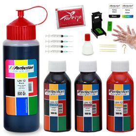 Perfection Canon PG540 - CL541 Uyumlu 500 ml+3x100 ml Mürekkep Dolum Seti