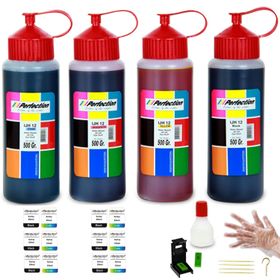 Perfection Canon Pixma E4240 - E414 - E484 - E3340 Yazıcı Uyumlu 500 ml + 3x100 ml Mürekkep Seti
