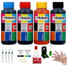 Perfection Hp 4x100 ml Deskjet 2710 2720 2721 Kartuş Uyumlu Dolum Seti