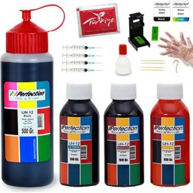 Perfection HP 500 ml 3x100 ml 301 302 304 305 Kartuş Uyumlu Mürekkep Dolum Seti