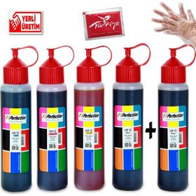 Perfection Hp 5x500 ml Deskjet C5280 D4260 D4360 Yazıcı Uyumlu Kartuş Dolum Seti
