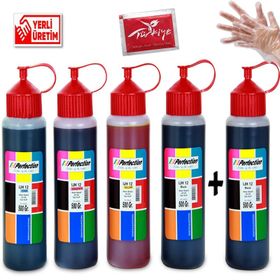 Perfection Hp 5x500 ml Deskjet C5280 D4260 D4360 Yazıcı Uyumlu Kartuş Dolum Seti