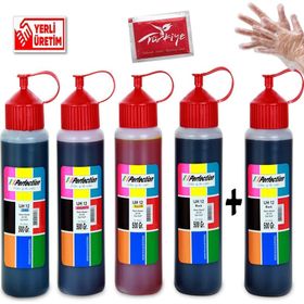 Perfection Hp 5x500 ml Deskjet C5280 D4260 D4360 Yazıcı Uyumlu Kartuş Dolum Seti