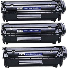 Perfection HP AIO 3015-3020 12A Q2612A 3 Adet Siyah Muadil Lazer Toner