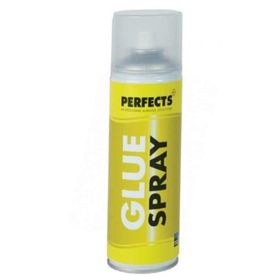 Perfects Glue Spray Asetat Hafif Kumaş Basılı Kağıt Vb. 400 ml Hızlı Yapıştırıcı Sprey