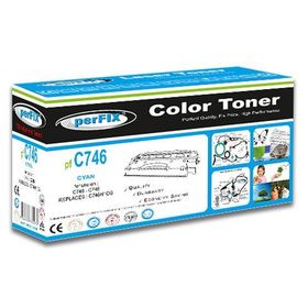 Perfix PF C746 C748 Mavi Toner