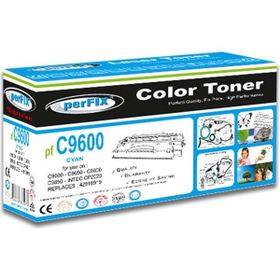 Perfix PF C9600 C9800 Mavi Toner